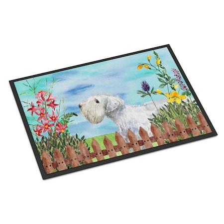Carolines Treasures Sealyham Terrier Spring Indoor or Outdoor Mat - 24 x 36 in. CK1246JMAT